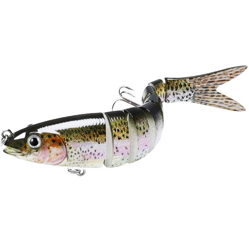 Colorful Multi-jointed Swimbaits - Slow Sinking Bionic Swimming Lures (Set of 3)