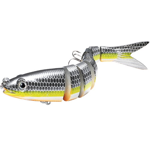Colorful Multi-jointed Swimbaits - Slow Sinking Bionic Swimming Lures (Set of 3)
