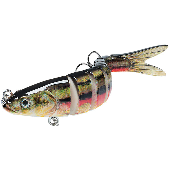 Natural Look Multi-jointed Swimbaits - Slow Sinking Bionic Swimming Lures (Set of 3)