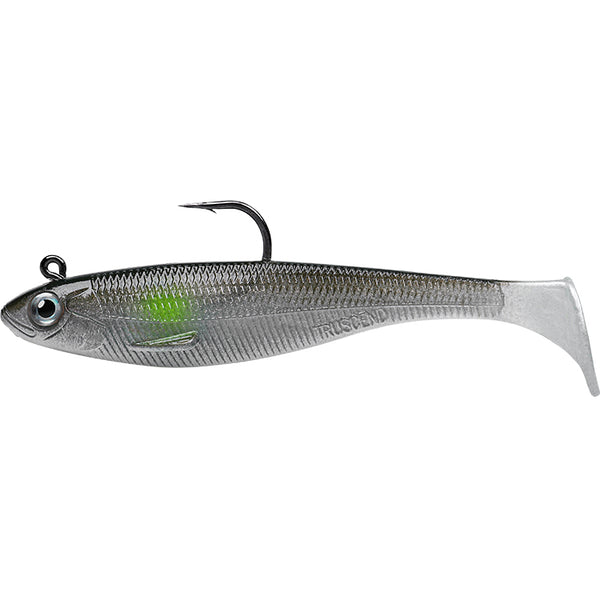 Pre-rigged Jig Head Soft Fishing Lures - Paddletail Swim Baits For Trout (Set of 6)