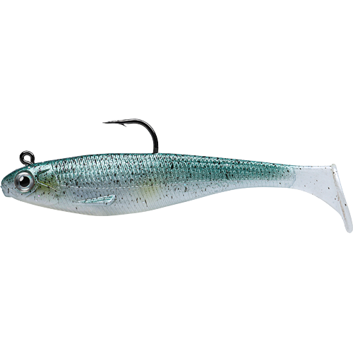 Pre-rigged Jig Head Soft Fishing Lures - Paddletail Swim Baits For Trout (Set of 6)