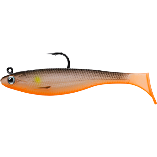 Pre-rigged Jig Head Soft Fishing Lures - Paddletail Swim Baits For Trout (Set of 6)