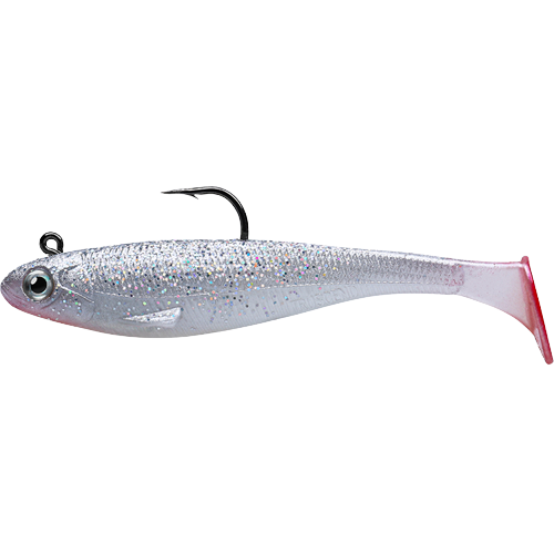 Pre-rigged Jig Head Soft Fishing Lures - Paddletail Swim Baits For Trout (Set of 6)