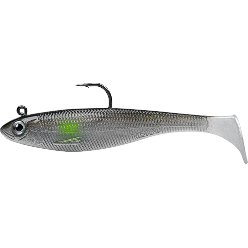 Pre-rigged Jig Head Soft Fishing Lures - Paddletail Swim Baits For Trout (Set of 6)