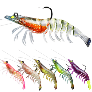 Pre-Rigged Crayfish Shrimp Soft Lures with VMC Hook – howtotroutfish