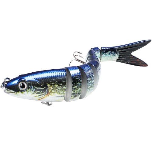 Colorful Multi-jointed Swimbaits - Slow Sinking Bionic Swimming Lures (Set of 3)