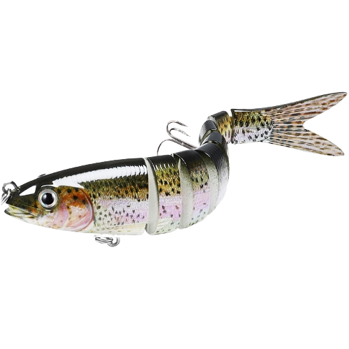 Colorful Multi-jointed Swimbaits - Slow Sinking Bionic Swimming Lures –  howtotroutfish