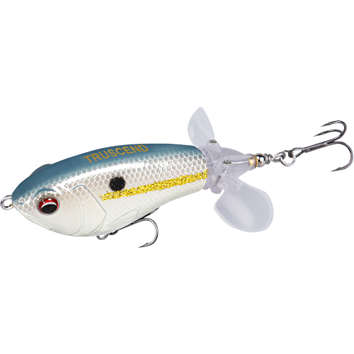 Plopper Fishing Lure with Propeller Tail - Hard Lure With BKK